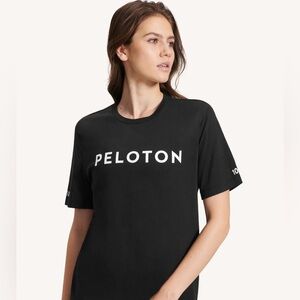 { peloton } Black Short Sleeve Tee